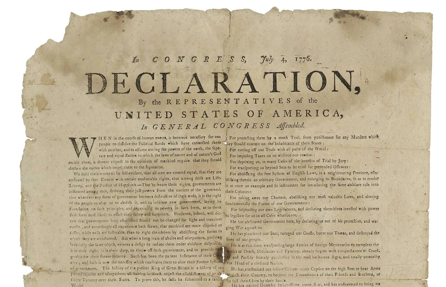 What is The Declaration of Independence, Actually?